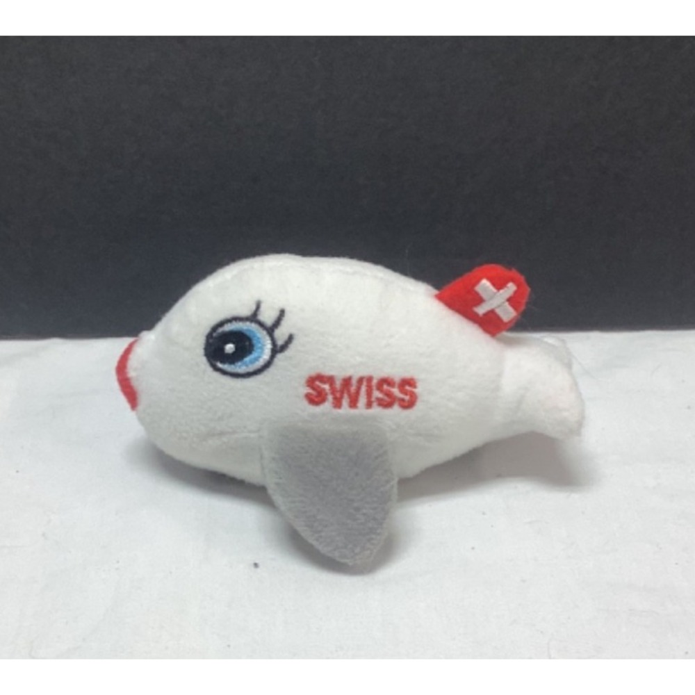 Swiss International Airlines Small Plush Plane Airplane Toy 5.5" Official